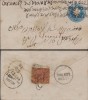 India, Princely State Jammu & Kashmir Used On Br India Queen Victoria Postal Envelope, Sialkot To Amritsar, Inde Indien - Jammu & Kashmir