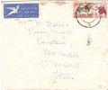 2 VAL. PER ITALIA BY AIRMAIL - Covers & Documents