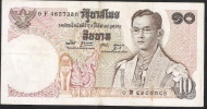 THAILAND  P83i 10 BAHT  1969  #0F  Signature 49 VF NO P.h. ! - Thailand