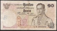 THAILAND  P83i 10 BAHT  1969   #0C   Signature 49 FINE Writing  NO P.h. ! - Thaïlande