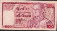 THAILAND  P89o 100 BAHT  1978 #0C  Signature 61  FINE 1 P.h. ! - Thailand