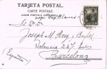 15142. Postal BUENOS AIRES (Argentina) 1906. Por VAPOR Cap Blanco - Covers & Documents