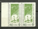 ESTLAND Estonia 1965 Pfadfinder Estonian Scouting 20th Anniversary In Pair MNH - Unused Stamps