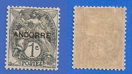ANDORRE 2 NEUF * TYPE BLANC - Unused Stamps