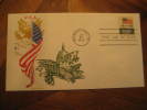 Washington 1968 Flag Fdc Cover USA - Briefe