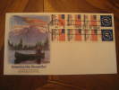 Portland 1981 Flag Booklet Fdc Cover USA - Briefe