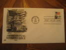 Washington 1981 Flag Fdc Cover USA - Briefe