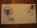 Long Beach 1987 Flag Fireworks Fdc Cover USA - Briefe
