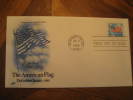 Washington 1988 The American Flag Fdc Cover USA - Briefe