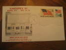 Sidney 1991 The American Flag 50 Years Last Machine Flag Cancel Fdc Cover USA - Briefe