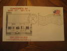 Sidney 1991 The American Flag 50 Years Last Machine Flag Cancel Fdc Cover USA - Briefe