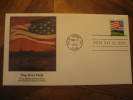 New York 1995 The American Flag Fdc Cover USA - Briefe