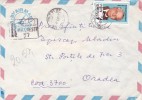 BV168     DR. DANIEL DANIELOPOLU STAMPS ON REGISTER COVER 1985  ROMANIA. - Cartas & Documentos