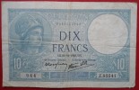 - BILLET DE BANQUE FRANCAIS  De 10 FRANCS - - 10 F 1916-1942 ''Minerve''