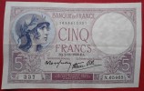 - BILLET DE BANQUE FRANCAIS  De 5 FRANCS - - 5 F 1917-1940 ''Violet''