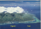 Le Port De Papeete Avec L´aéroport De Faaa - Tahiti