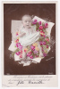 Fantaisie "Bébé Assis Au Milieu Des Roses"M & Mme Lacour Pierre Annonce La Naissance De Leur Fils " Camille" 1909 - Birth