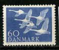 Denmark 1956 60o Whooper Swan Issue #362  MH - Ongebruikt