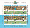San Marino 1990 FIFA World Cup Miniature Sheet MNH - Gebraucht