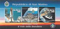 San Marino 1998 Flad In The Space Miniature Sheet N 52 MNH - Gebraucht