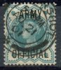 Great Britain 1900 1/2p  Queen Victoria, Army Official Issue #O57 - Oficiales