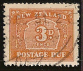 NZ 1939 3d Postage Due SG D44 U #OP168 - Segnatasse