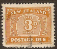 NZ 1939 3d Postage Due SG D47 U #OP171 - Segnatasse