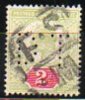 H067  Grande Bretagne  Sg 199-200  Perfin DT Cancelled FSM - Altri & Non Classificati