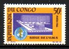 CONGO. N°187 De 1966. OMS. - OMS