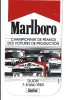Cigarettes/Marlboro/Course Automobile/Championnat De France Des Voitures De Production/DIJON/ 1983  ACOL59bis - Aufkleber