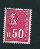 N° 1664  Marianne Type Bequet  0,50 Timbre France Oblitéré 1971 - 1971-1976 Marianne Van Béquet