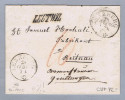 Heimat AG Leutwil 1860-02-28 Lang-O BOM Lenzburg Reitnau - ...-1845 Prephilately