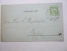 1915, Bahnpoststempel Auf Karte - Cartas & Documentos