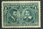 Canada 1908 1 Cent Cartier And Champlain Issue #97 - Used Stamps