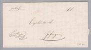 Heimat AG Leerau 1855-07-04 Lang-O Rot Kursiv BOM N.Zofingen - ...-1845 Prephilately