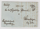 Heimat AG Lengnau 1854-04-25 Langstempel Auf Amtlich BOM Nach Würenlingen - ...-1845 Prephilately