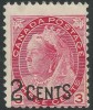 Canada 1899 2c 0/p On 3c SG172 - MM - Unused Stamps
