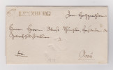 Heimat AG LENZBURG 1828 Brief Nach Aarau Ohne Inhalt - ...-1845 Prephilately