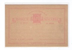 PORTUGAL MACAU E TIMOR 20 REIS UNUSED STATIONERY BILHETE POSTAL - Brieven En Documenten