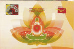 Stamp Booklet,International Day Of Yoga, By India Post As Per Scan With 4 Stamps - Verzamelingen & Reeksen