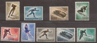 SAN MARINO 1956 Winter Olympic Games  GRENOBLE MNH - Invierno 1956: Cortina D'Ampezzo