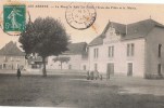 LES ABRETS La Place, La Salle Des Fêtes, L'Ecole Des Filles Et La Mairie CPA - Les Abrets