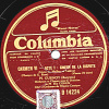 Disque - 78 Tours - 30 Cm 6 état EX -  M. GUENOT - CARMEN -  CHOEUR  DE LA DISPUTE  HABANERA - 78 T - Disques Pour Gramophone