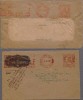 India, Meter Franking Cover, 2 Different, Advertisement Of General Insurance Ajmer, 1948 And 1946, Inde Indien - Covers & Documents