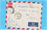 Marcophilie-lettre-FM-Sénégal*cad1957 Dakar Yoff-oblitérationdu Timbre Cachet Vaguemestre Regt étranger - Covers & Documents