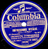 Disque 78 Trs  30 Cm  état TB -  ORCHESTRE SYMPHONIQUE - IMPRESSIONS D'ITALIE N°3 A Mule N° 4 Sur Les Cimes - 78 T - Disques Pour Gramophone