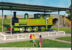 Ireland PPC The Percy French Memorial Ennis Co. Clare Train Zug Chemin Clare Railway Engine To NEW YORK USA (2 Scans) - Clare