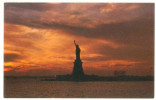 FRA CARTOLINA POST CARD STATI UNITI D’AMERICA U.S.A. UNITED STATES OF AMERICA NEW YORK CITY – THE STATUE OF LIBERTY AT S - Statue De La Liberté