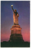 FRA CARTOLINA POST CARD STATI UNITI D’AMERICA U.S.A. UNITED STATES OF AMERICA NEW YORK CITY – THE STATUE OF LIBERTY  VIA - Statua Della Libertà