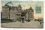 - 20  - Québec - Château Frontenac Et Promenade, Dufferin Terrace, Précurseur, écrite En 1909, Timbre,  BE, Scans. . - Québec - Château Frontenac